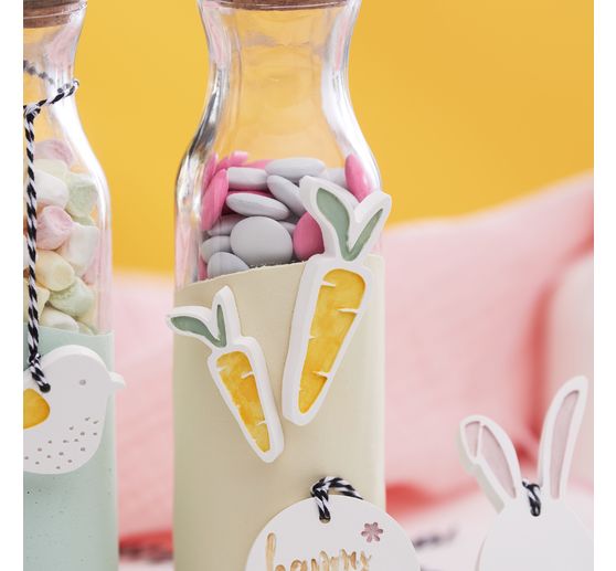 VBS Glasflaschen "Milk", 3er-Set