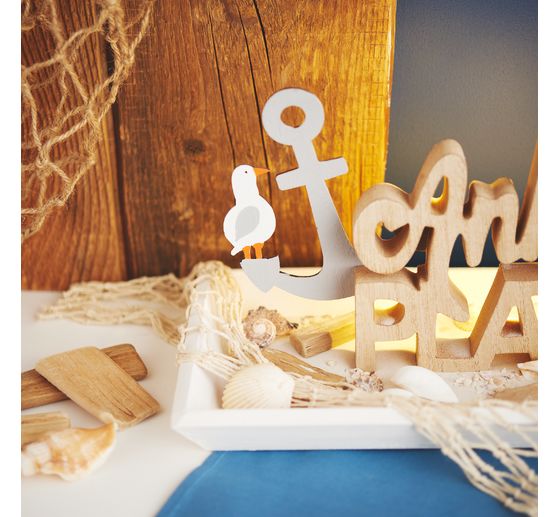 VBS Fishing net ribbon, Natural, 13 x 100 cm