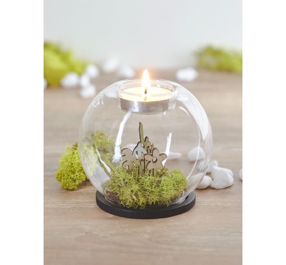Bougeoir VBS « Boule en verre »