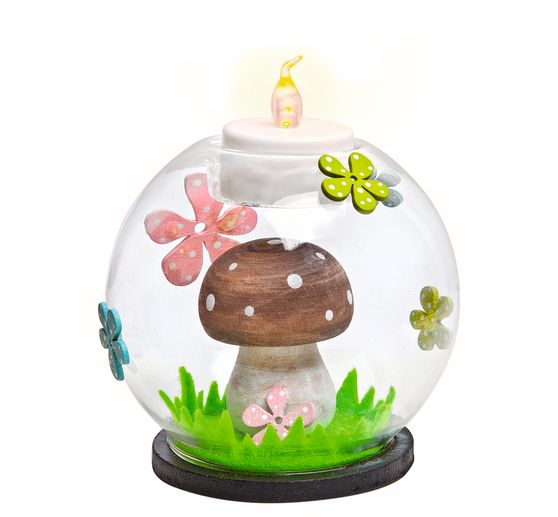 Bougeoir VBS « Boule en verre »