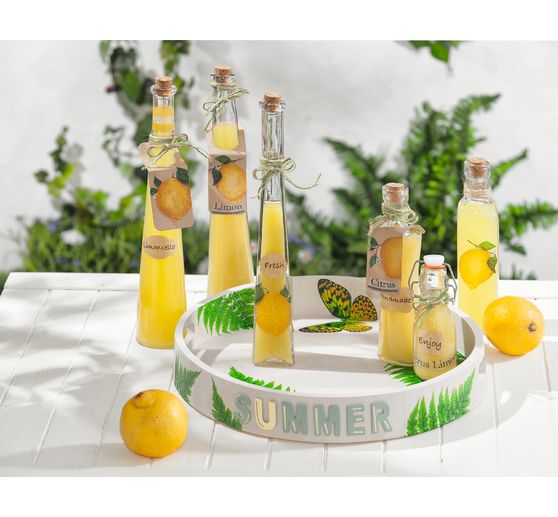 Bouteilles en verre VBS « Geo », set de 3