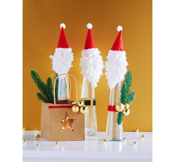 Bouteilles en verre VBS « Geo », set de 3