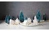 VBS Miniatur Tannenbaum, 16er-Set, beschneit