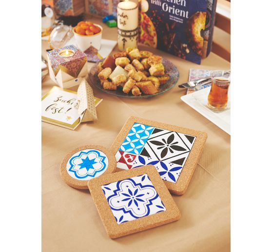 Assiette en verre ronde VBS