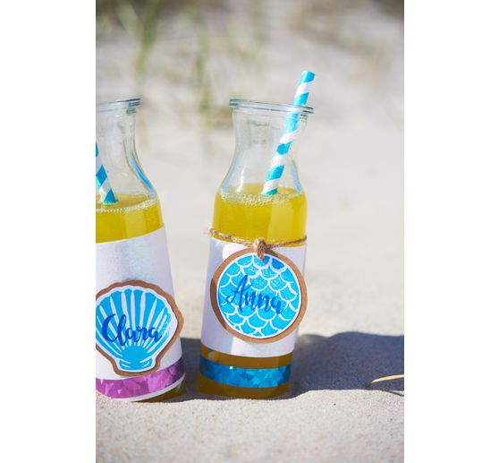 VBS Glasflaschen "Milk", 3er-Set