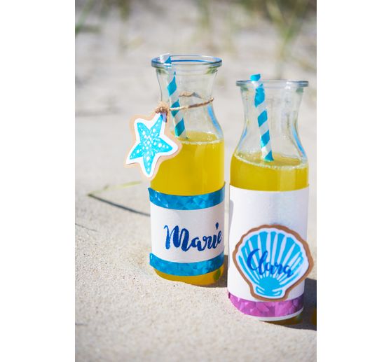 VBS Glasflaschen "Milk", 3er-Set