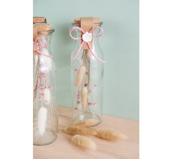 VBS Glasflaschen "Milk", 3er-Set