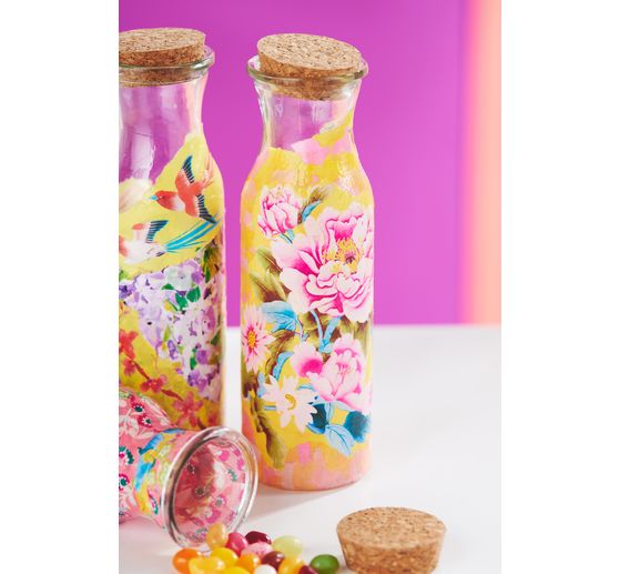 VBS Glasflaschen "Milk", 3er-Set