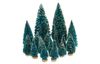 Sapins miniatures, enneigés, set de 16