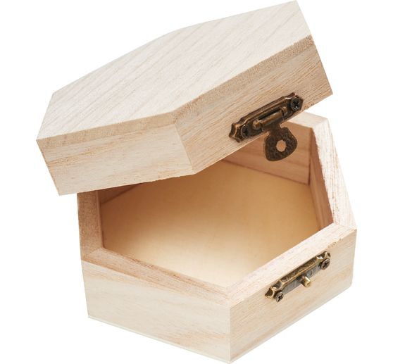 VBS Wooden box, hexagonal