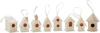 VBS Decorative birdhouses "Minis", set of 8