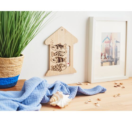 Thermom&egrave;tre mural VBS &laquo; Maisonnette &raquo;