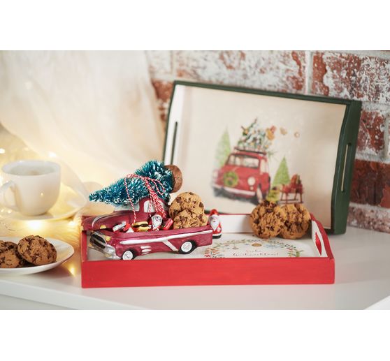 VBS Miniatur Tannenbaum, 16er-Set, beschneit