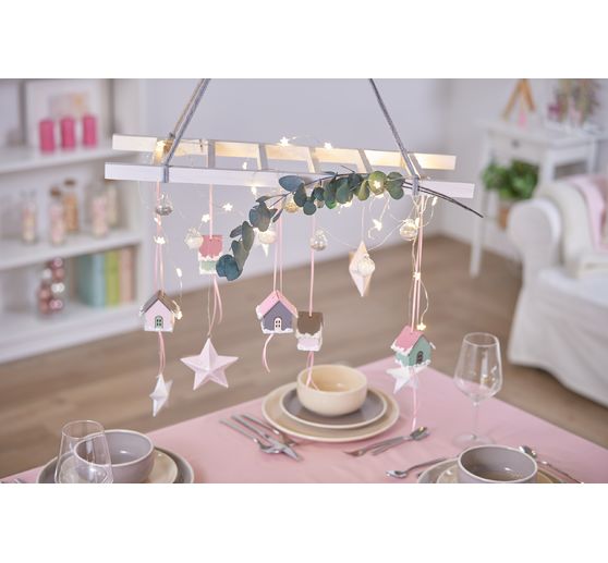 VBS Decoration pendant "Cottage", 24 pieces, plywood