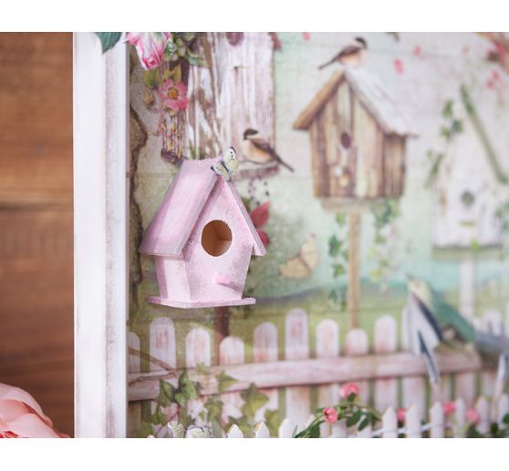 VBS Decorative birdhouses "Minis", set of 8