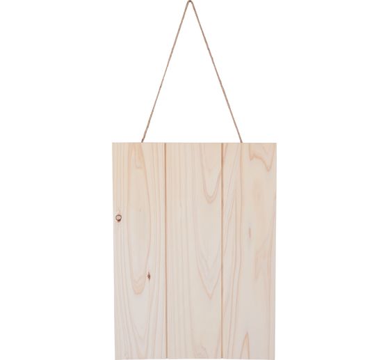 Plaque murale déco en bois VBS