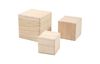 Wooden cubes, set of 3