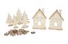 Wood building kit "Winter houses", plywood