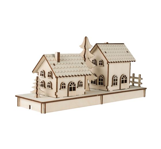 Wooden kit "2 houses of lights