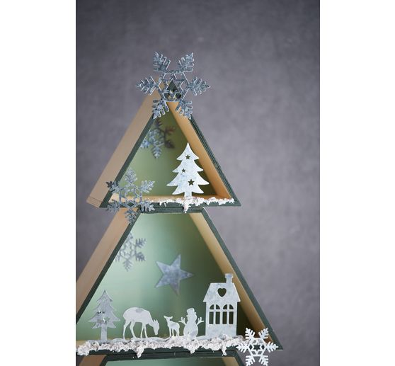 Set de boîtes en bois sapin, contreplaqué