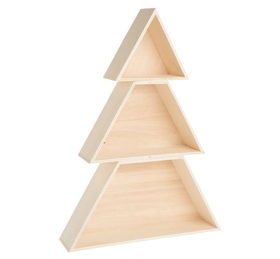 Set de boîtes en bois sapin, contreplaqué