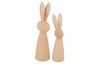 Wooden rabbits figure cone