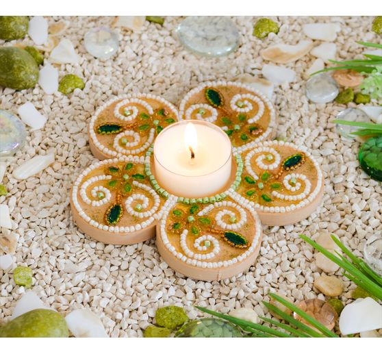 Bougeoirs VBS « Fleur »