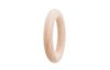 Rico Design wooden ring for rattle, Nature