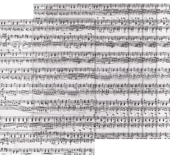 Transparentpapier "Noten"