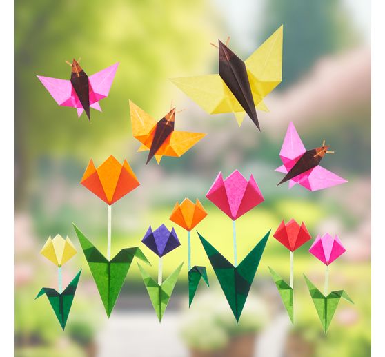 Feuilles de pliage en papier transparent « 15 x 15 cm », 500 pc.