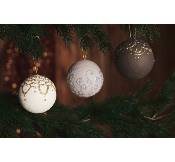 VBS Papier mâché ball, 6 stuks