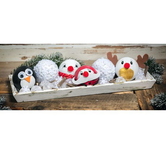 VBS Papier mâché ball, 6 stuks