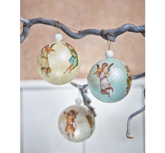 VBS Papier mâché ball, 6 stuks
