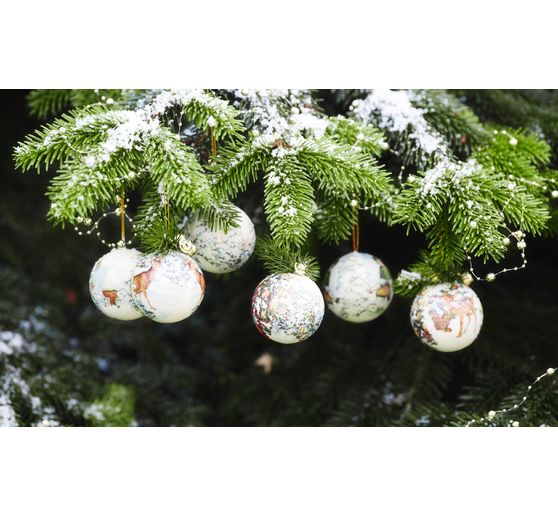 Boules en papier mâché VBS, 6 pièces