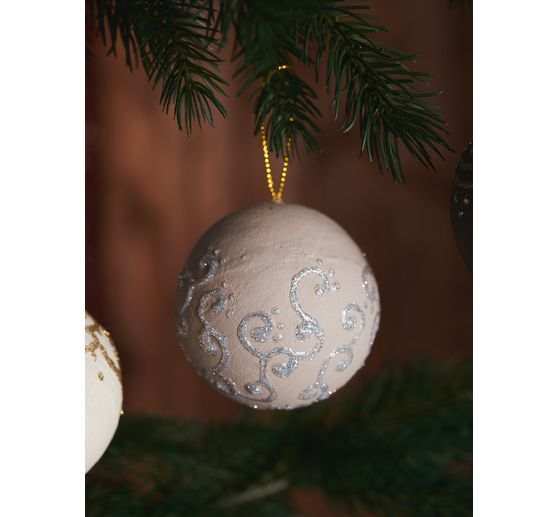 VBS Papier mâché ball, 6 stuks