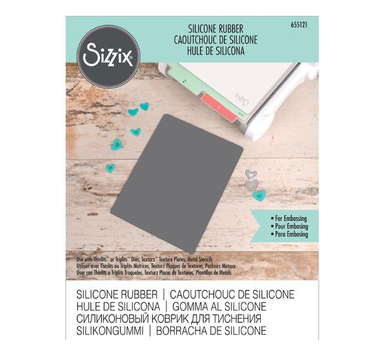 Sizzix Silicone rubber - Tapis pour embosser