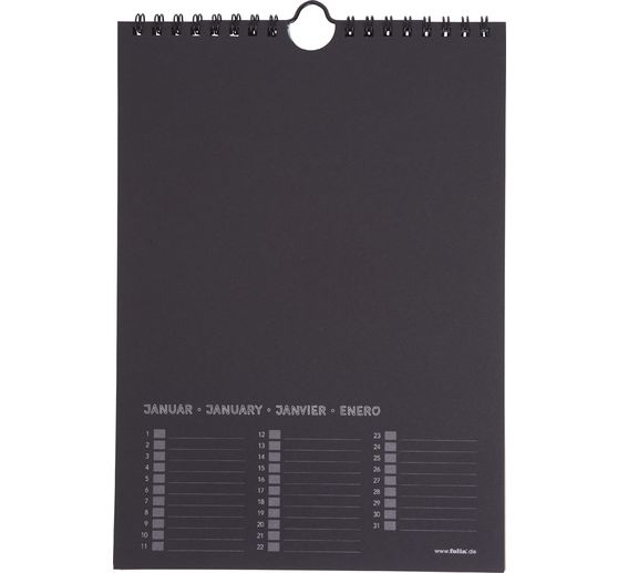 Bastel Dauerkalender, 17 x 24 cm
