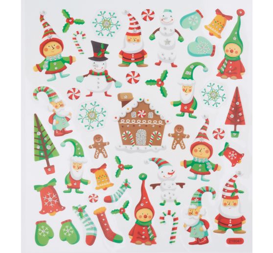 Carnet de stickers « Noël », 12 feuilles