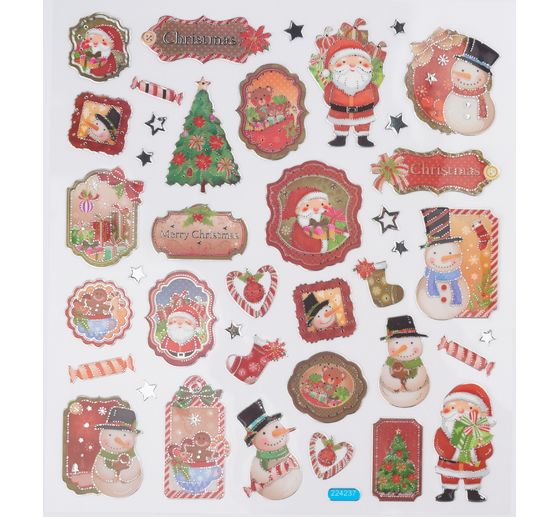 Carnet de stickers « Noël », 12 feuilles