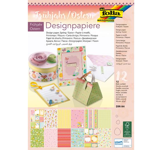 Design paper pad "Spring / Easter"