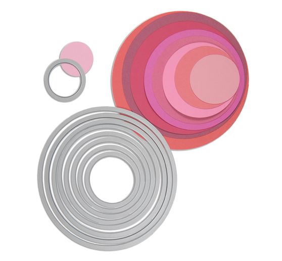 Gabarit d'estampe Sizzix Framelits « Circles »