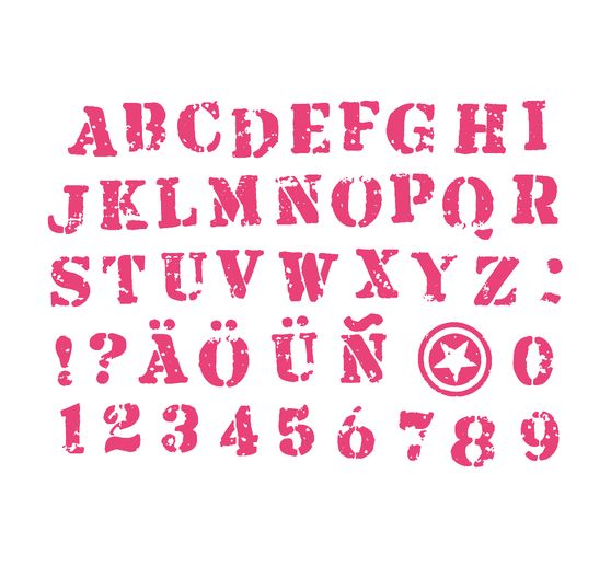 Stempel-Set "Buchstaben & Zahlen"