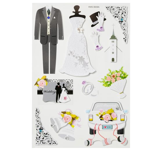 3D Sticker "Wedding II"