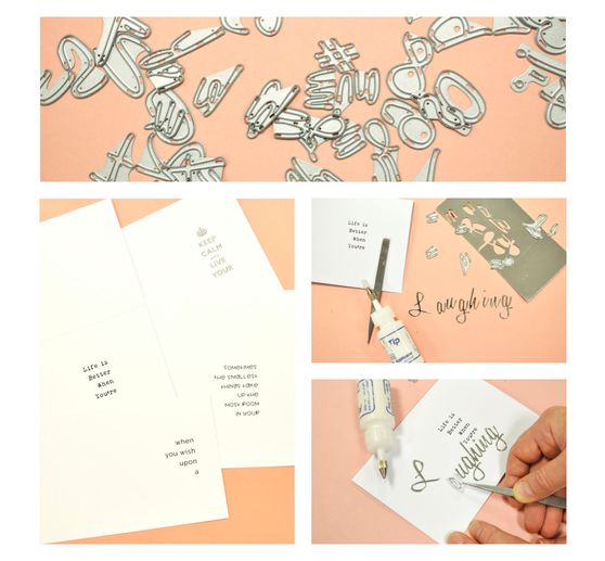 Sizzix Thinlits Stanzschablone "Script Upper & Lower"