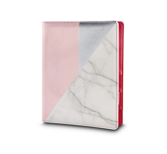 Planner my PLANNER, A5, Rose/Argent/Marbré