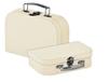 VBS Suitcase, set of 2, made of cream-coloured cardboard