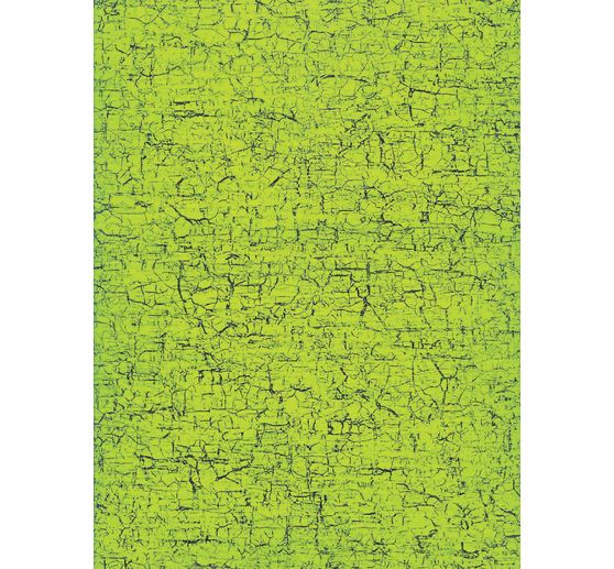 Papier Décopatch « Craquelé vert », paquet de 3 pc., env. 30 x 39 cm, env. 20 g/m²