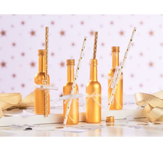 VBS Glass bottles with screw cap, approx. 60 ml, 14 pieces