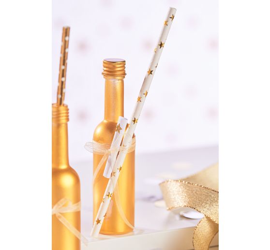VBS Glass bottles with screw cap, approx. 60 ml, 14 pieces
