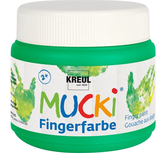 MUCKI Finger paint, set of 6, 150 ml each